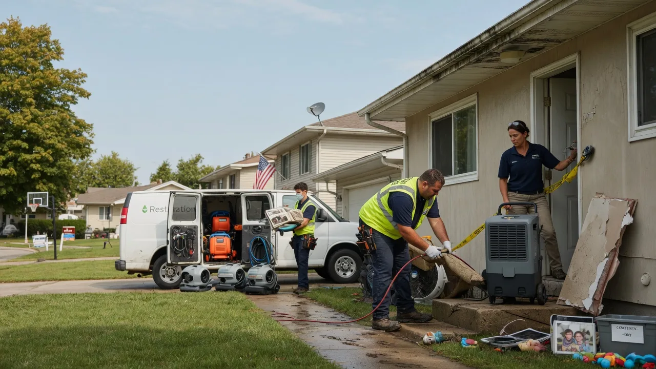 Water Damage Restoration in Cromwell, OK near me